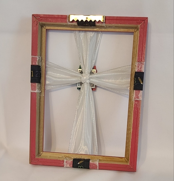 Frame Cross Art Teacher Handmade - Picture 3 of 6